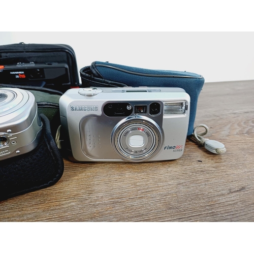 253 - A collection of cameras and photography accessories to include cased Ricoh KR-10 Super 35mm SLR came... 