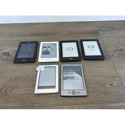 1541 - Six E-Readers, four Kindle, one Sony and one Kobo