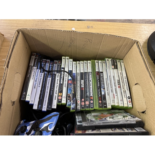 1542 - A collection of items to include Sony PlayStation 3 console 
and mixed platform games to include Gra... 