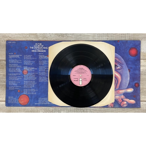 1452 - King Crimson 'In The Court Of The Crimson King' LP vinyl record pink island label (ILPS 9111) with g... 