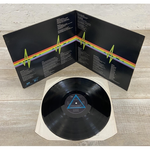 1459 - Two LP vinyl records by Pink Floyd includes their 8th studio album 'Dark Side Of The Moon' Harvest l... 