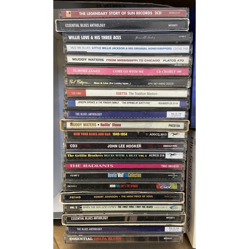 1468 - Two boxes containing approx one hundred and forty CDs predominately Hip-Hop and R&B includes approx.... 