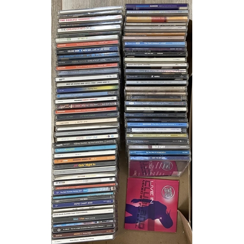 1471 - Three flight cases and two boxes containing approx. three hundred and fifty CDs includes Oasis, The ... 