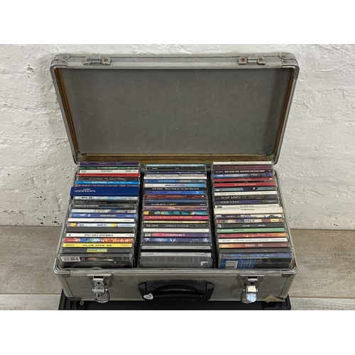 1471 - Three flight cases and two boxes containing approx. three hundred and fifty CDs includes Oasis, The ... 