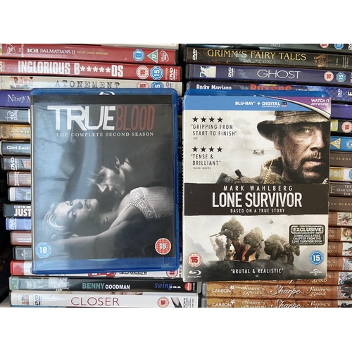 1472 - Two boxes containing approx. one hundred and twenty DVDs includes 'Fight Club', 'Dirty Dancing', 'Th... 