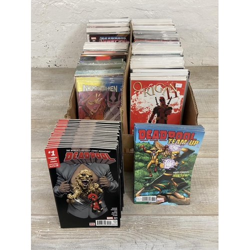 1479 - One box containing approx. four hundred Marvel comics. Includes Daredevil (vol.1) #246, #253, #255, ... 