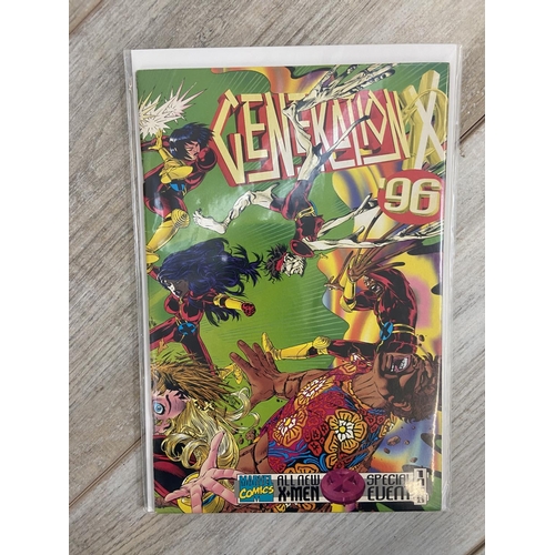 1480 - One box containing approx. seventy Marvel comics. Includes Generation X (vol.1) #2 (four copies), #3... 