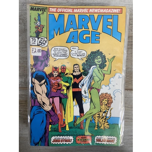 1481 - One box containing approx. two hundred Marvel comics. Includes The Incredible Hulk (vol.1) #354, #36... 