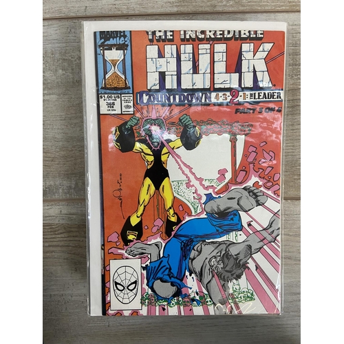 1481 - One box containing approx. two hundred Marvel comics. Includes The Incredible Hulk (vol.1) #354, #36... 