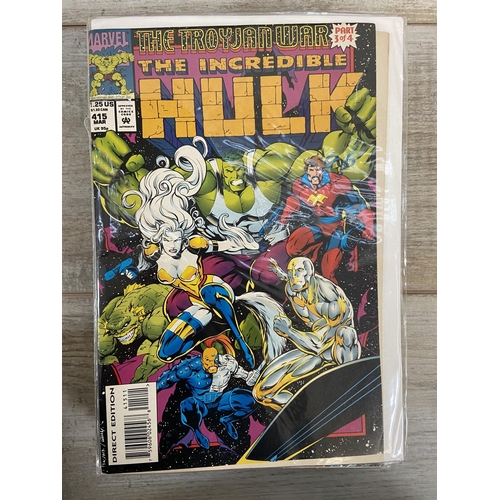 1481 - One box containing approx. two hundred Marvel comics. Includes The Incredible Hulk (vol.1) #354, #36... 