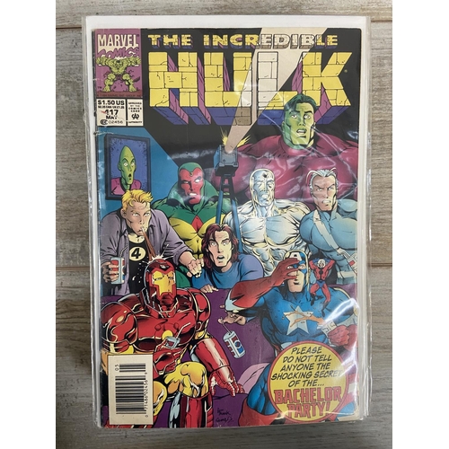 1481 - One box containing approx. two hundred Marvel comics. Includes The Incredible Hulk (vol.1) #354, #36... 