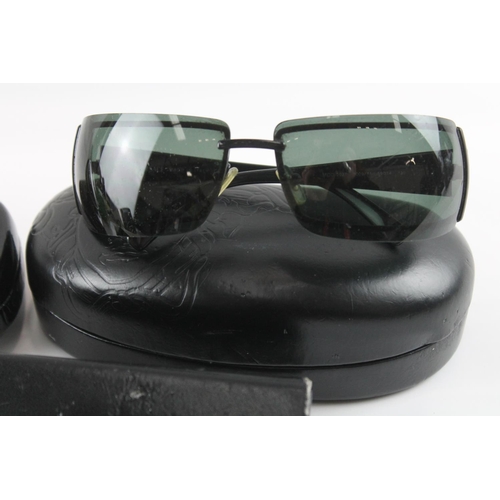 1359 - Six pairs of cased designer glasses, five sunglasses and one prescription