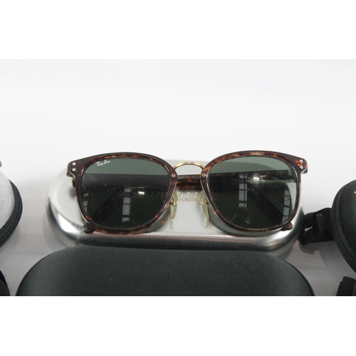 1367 - Eight pairs of cased Ray-Ban sunglasses