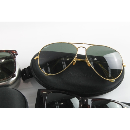 1367 - Eight pairs of cased Ray-Ban sunglasses