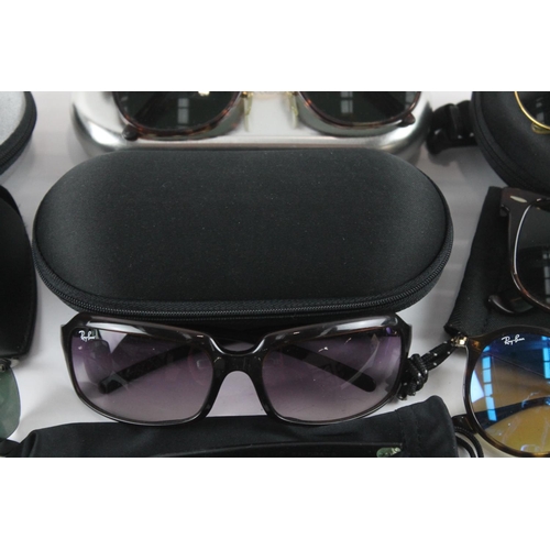 1367 - Eight pairs of cased Ray-Ban sunglasses