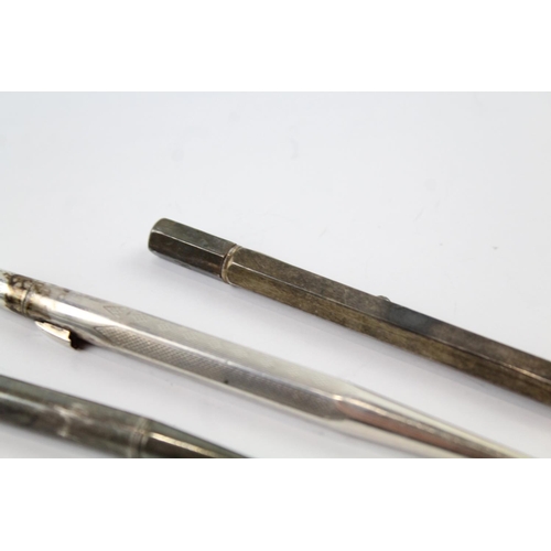 2285 - Three sterling silver pencils - approx. gross weight 67.8g