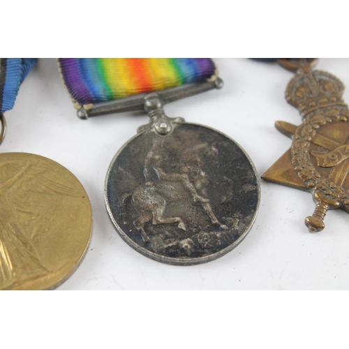 2299 - A WWI 1914-15 Star medal trio presented to 15741 Pte. J. W. Reed Yorks R.