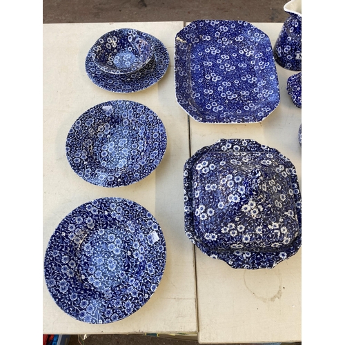 1304 - Twenty two pieces of Burleigh Calico dinnerware