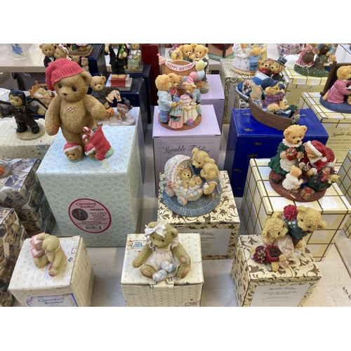 1272 - Thirty one boxed figurines and ornaments to include Enesco Cherished Lovable Teddies, Avon Lovable T... 