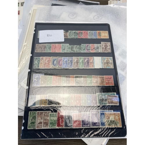 1405 - A collection of Victorian and later worldwide stamps to include India, Morocco etc.