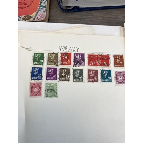 1400 - Nine albums containing stamps