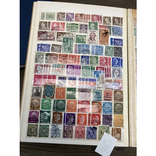 1400 - Nine albums containing stamps