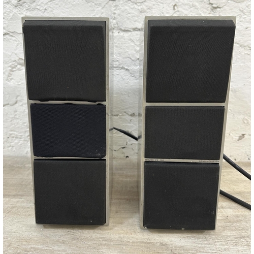 1500 - A pair of Bang & Olufsen Beovox CX100 type 6343 three-way 6Ω bookshelf hi-fi speakers