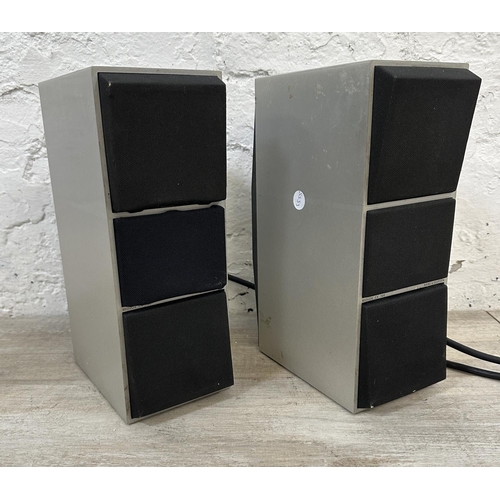 1500 - A pair of Bang & Olufsen Beovox CX100 type 6343 three-way 6Ω bookshelf hi-fi speakers