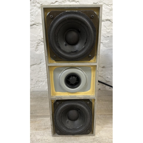 1500 - A pair of Bang & Olufsen Beovox CX100 type 6343 three-way 6Ω bookshelf hi-fi speakers