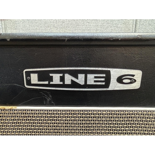 1512 - A Line 6 Flextone III modelling guitar amplifier with built in digital effects, fitted with Celestio... 