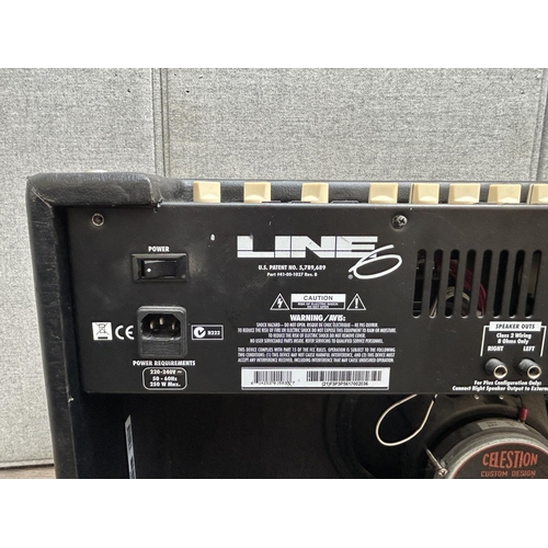 1512 - A Line 6 Flextone III modelling guitar amplifier with built in digital effects, fitted with Celestio... 