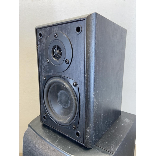 1491 - Five speakers to include, one Gale SAT10 8Ω, one Aiwa SX-NV200 4Ω etc.