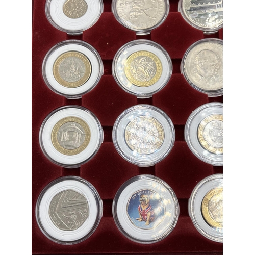 2295 - Twenty four British commemorative coins