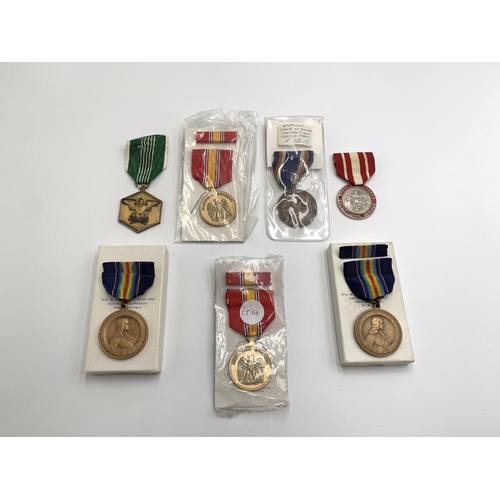 2363 - Seven US military medals