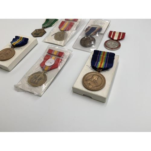 2363 - Seven US military medals