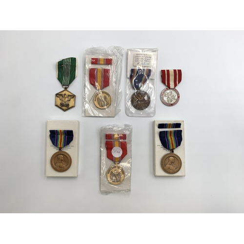 2363 - Seven US military medals