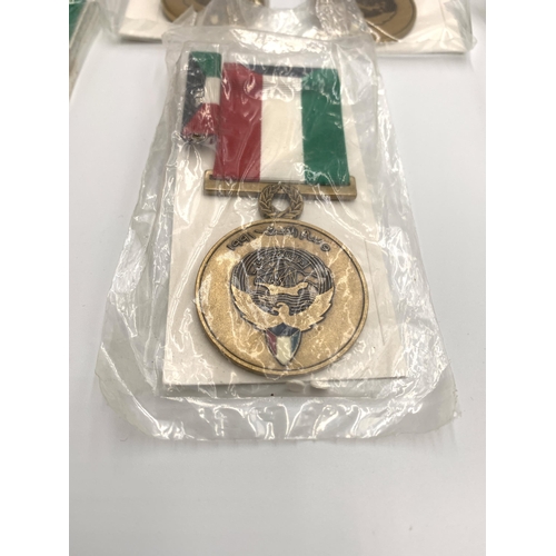 2364 - Five Kuwait Liberation military medals