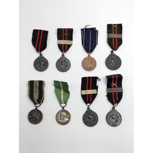 2371 - Eight Finnish military medals to include Liberty War, Continuation War, Winter War 1939-1940 etc.