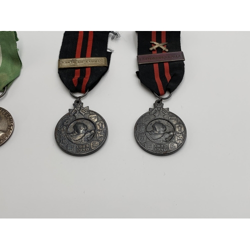 2371 - Eight Finnish military medals to include Liberty War, Continuation War, Winter War 1939-1940 etc.