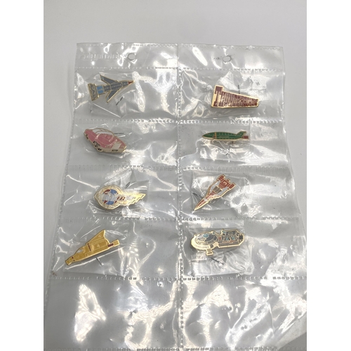 2372 - Eight late 20th century ITC Entertainment Group Thunderbirds pin badges