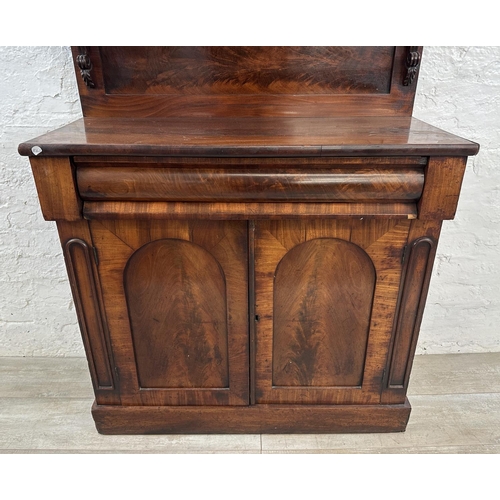 34 - A Victorian mahogany chiffonier - approx. 125cm high x 90cm wide x 38cm deep