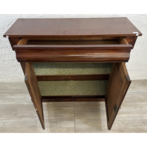 42 - A Victorian mahogany chiffonier - approx. 94cm high x 105cm wide x 37cm deep