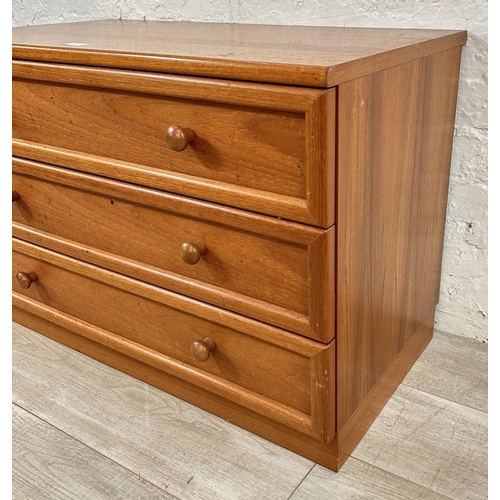 73 - A G Plan teak chest of drawers - approx. 60cm high x 86cm wide x 46cm deep