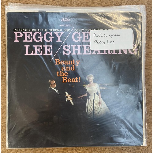 769 - Seven autographed vinyl records includes Merseybeats 'Greatest Hits', Peggy Lee & George Shearing 'B... 