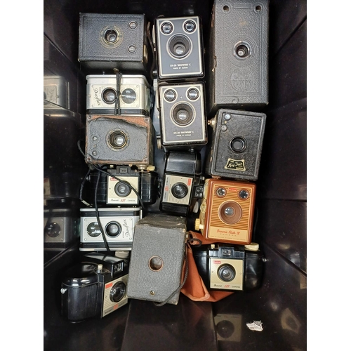 692 - A collection of boxed cameras