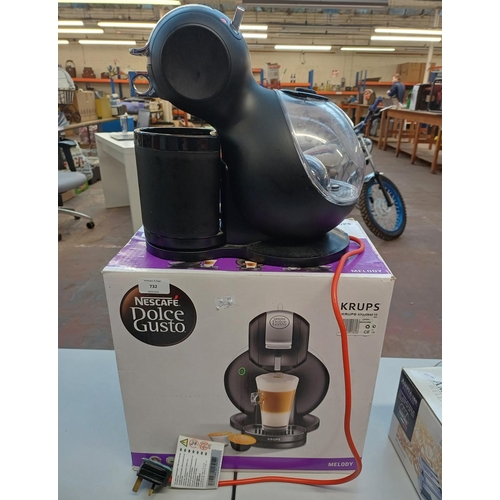 732 - A boxed Krups Nescafe Dolce Gusto KP220 coffee machine