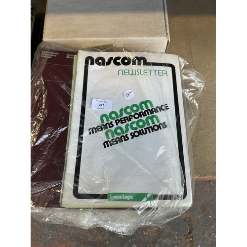 A vintage NASCOM personal computer