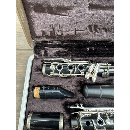 764A - A cased Buescher Aristocrat clarinet