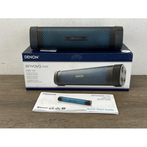 743 - A boxed Denon Envaya mini portable bluetooth speaker