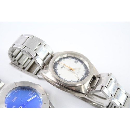 2078 - Six quartz men's wristwatches to include Avia 2000, DKNY etc.